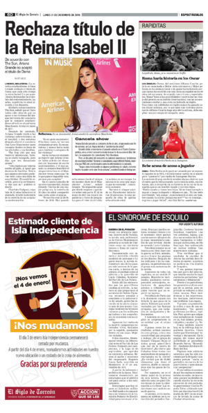 Espectáculos página 6