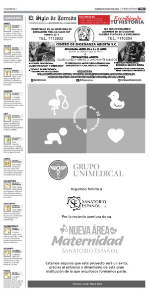Nosotros / Sociales página 19