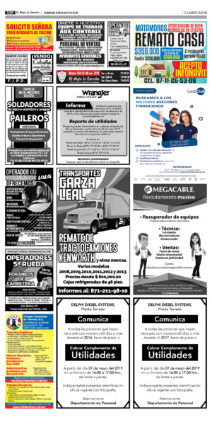 Clasificados página 12