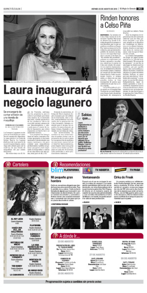Espectáculos página 3