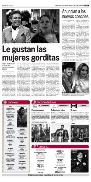 Espectáculos página 3