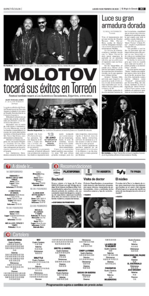 Espectáculos página 3