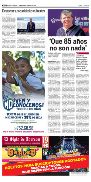 Espectáculos página 8