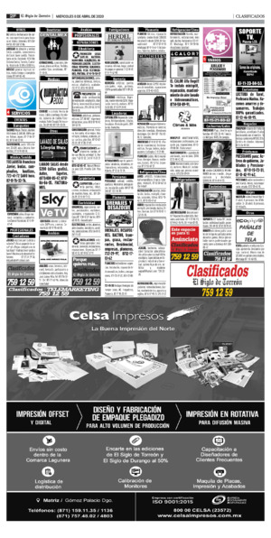 Clasificados página 2