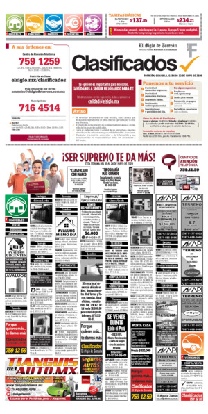 Clasificados página 1