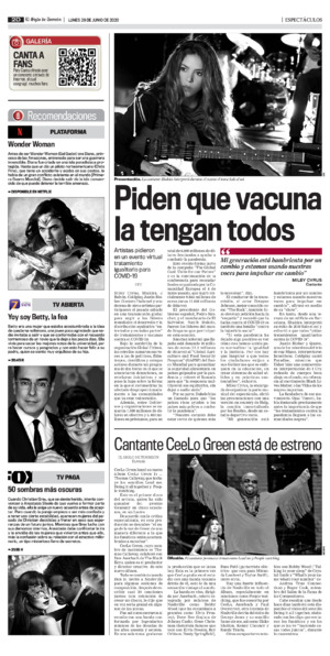 Espectáculos página 2