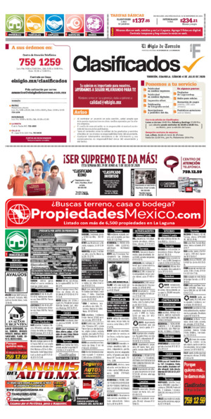 Clasificados página 1