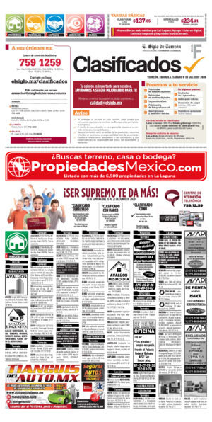 Clasificados página 1