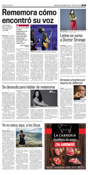 Espectáculos página 3