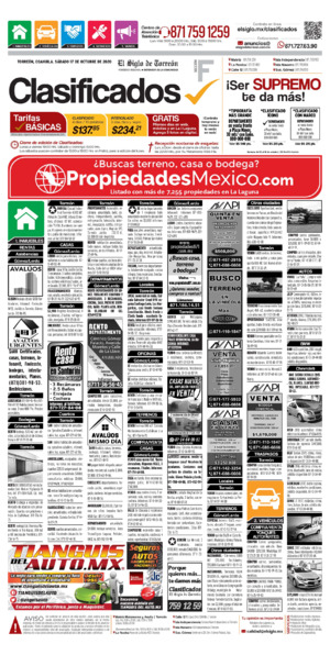 Clasificados página 1