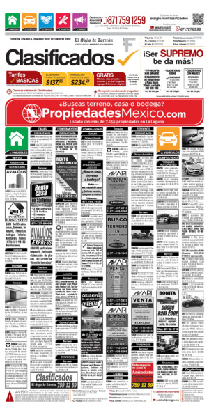 Clasificados página 1