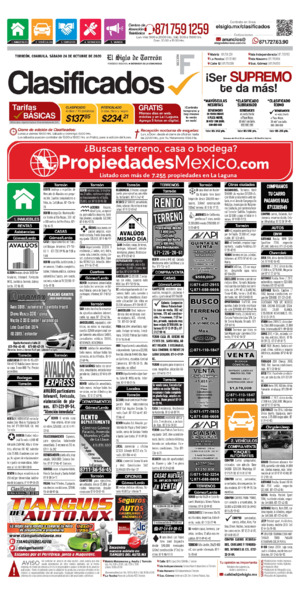 Clasificados página 1