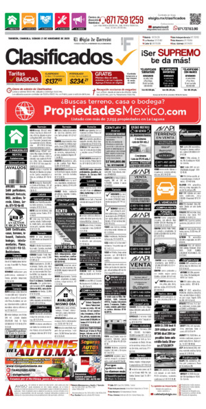 Clasificados página 1