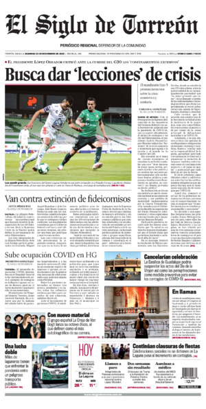 Edición impresa de El Siglo de Torreón, jueves 10 de julio de 2025