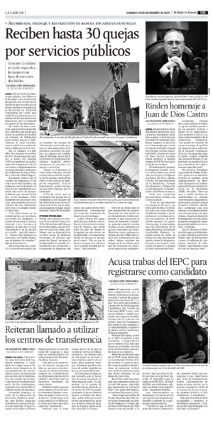 La Laguna página 3