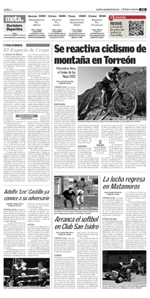 Deportes / Meta página 3