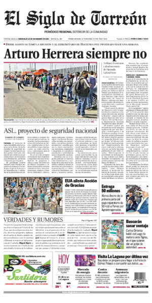 Edición impresa de El Siglo de Torreón, miércoles  2 de julio de 2025