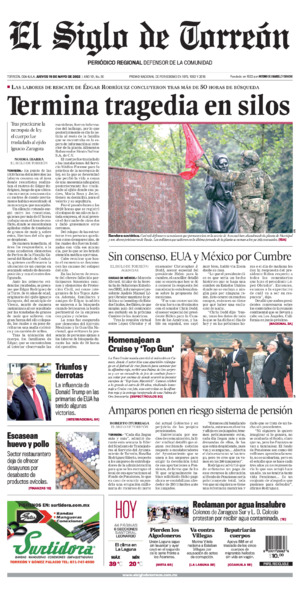 Edición impresa de El Siglo de Torreón, miércoles  2 de julio de 2025
