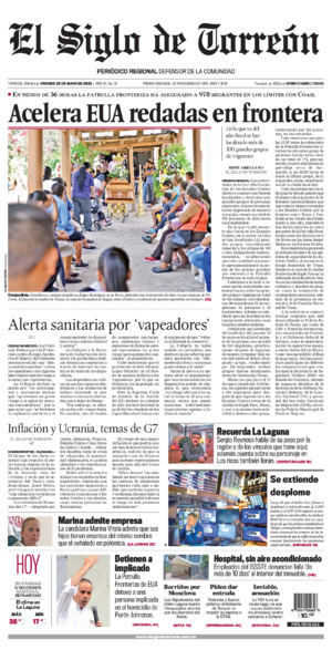 Edición impresa de El Siglo de Torreón, sábado  5 de julio de 2025