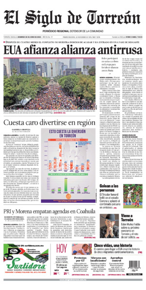 Edición impresa de El Siglo de Torreón, miércoles  2 de julio de 2025