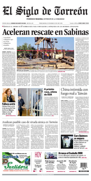 Edición impresa de El Siglo de Torreón, sábado  5 de julio de 2025