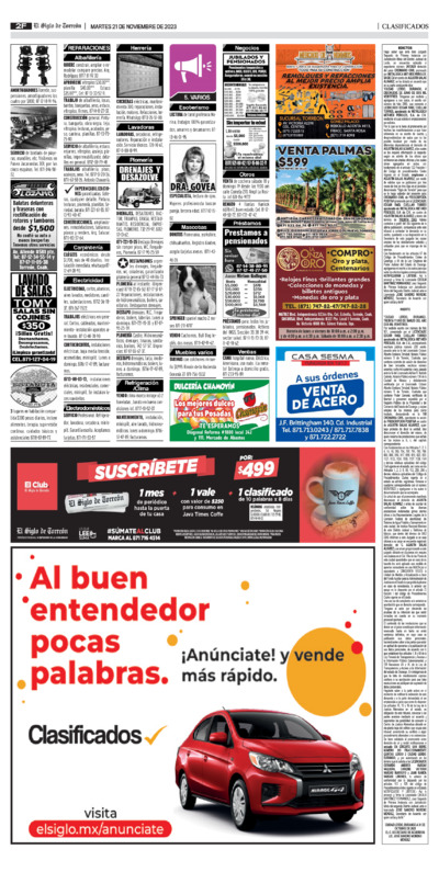Clasificados página 2