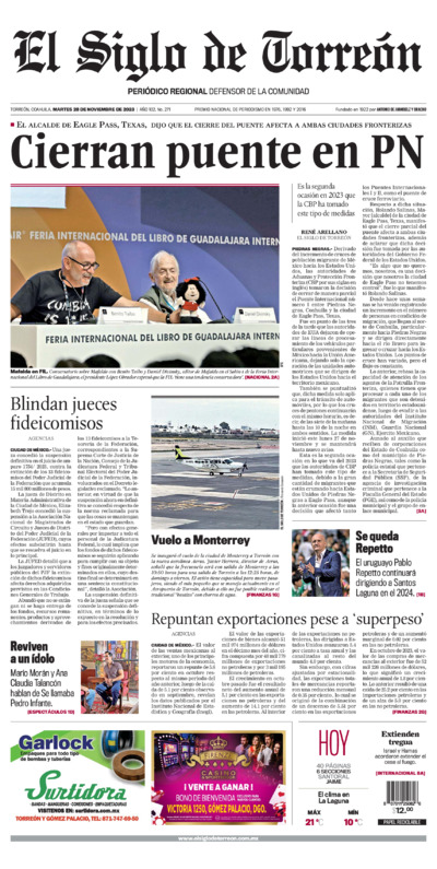 Edición del martes 28 de noviembre de 2023
