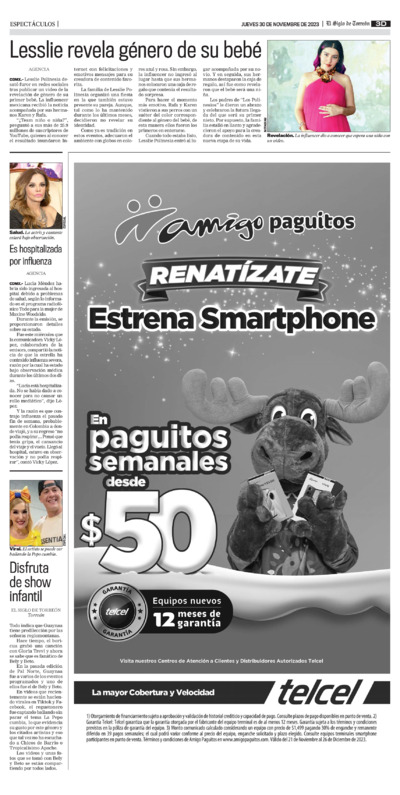 Espectáculos página 3