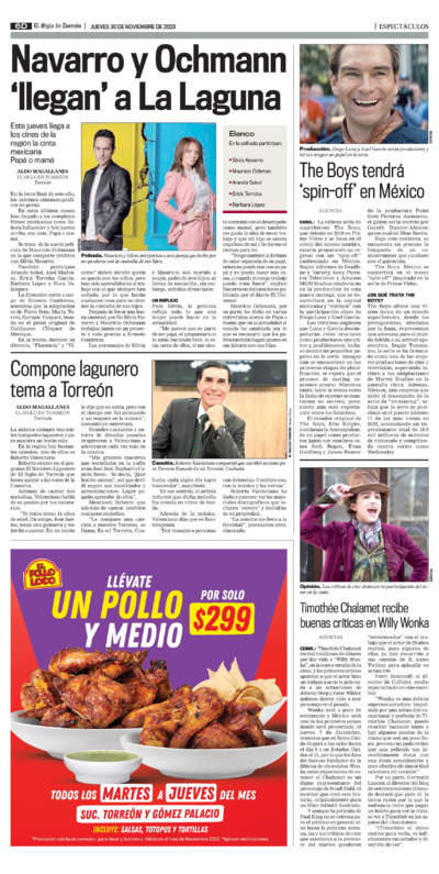Espectáculos página 6