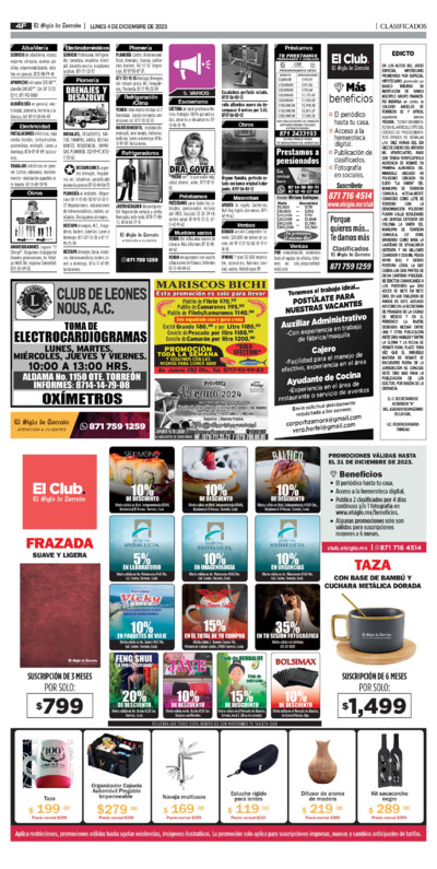 Clasificados página 2