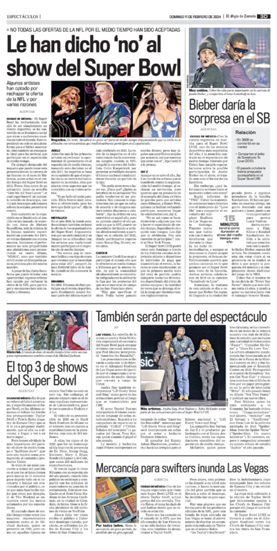 Espectáculos página 3