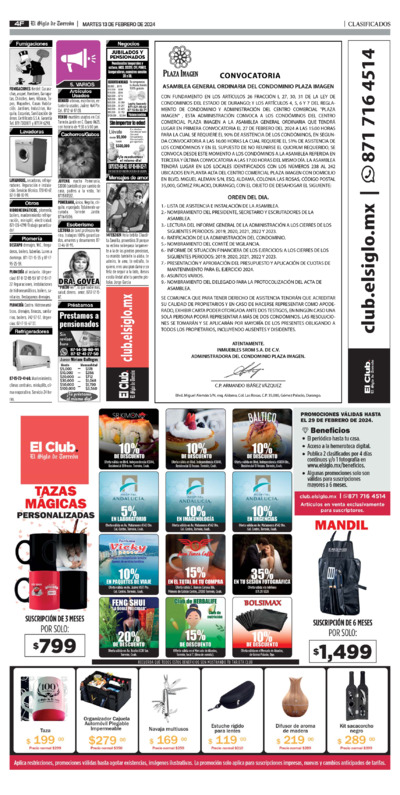 Clasificados página 2
