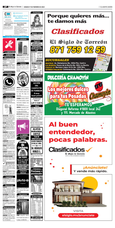 Clasificados página 2