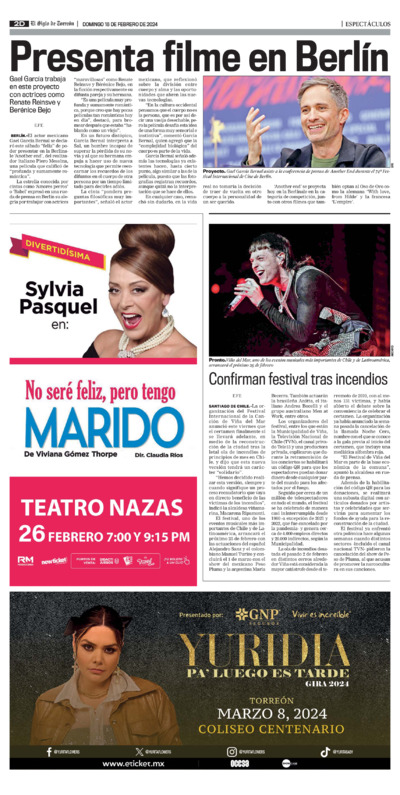 Espectáculos página 2