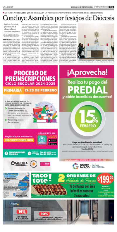 La Laguna página 11