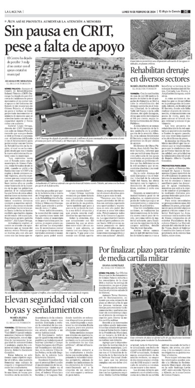 La Laguna página 3