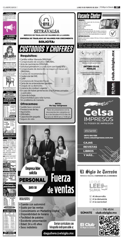 Clasificados página 2