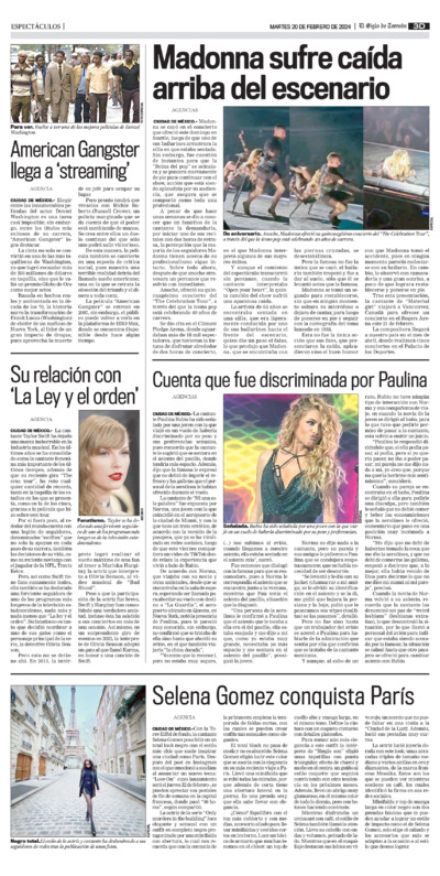 Espectáculos página 3