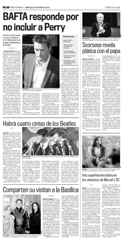 Espectáculos página 2