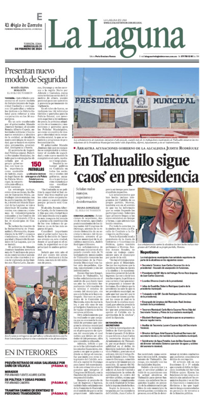 La Laguna página 1