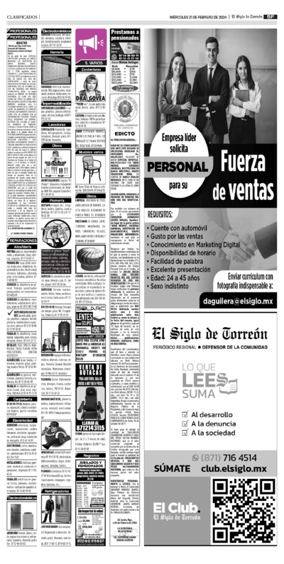 Clasificados página 2