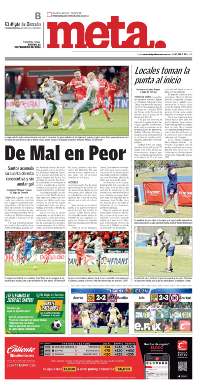 Deportes / Meta página 1