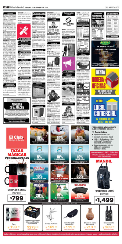 Clasificados página 2