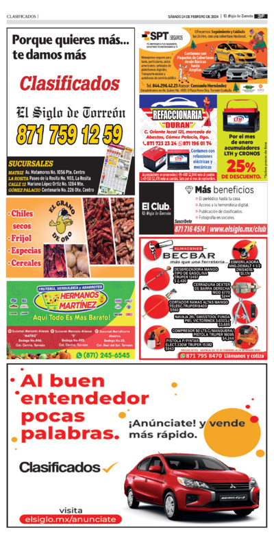 Clasificados página 3