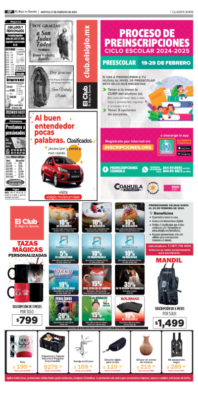Clasificados página 2