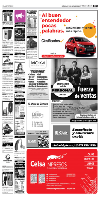 Clasificados página 5