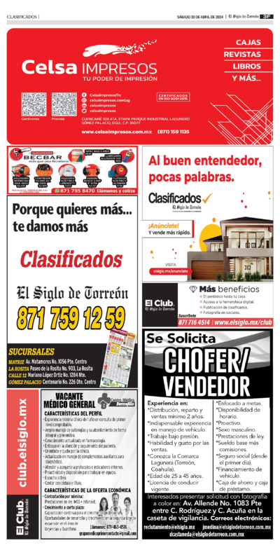 Clasificados página 3