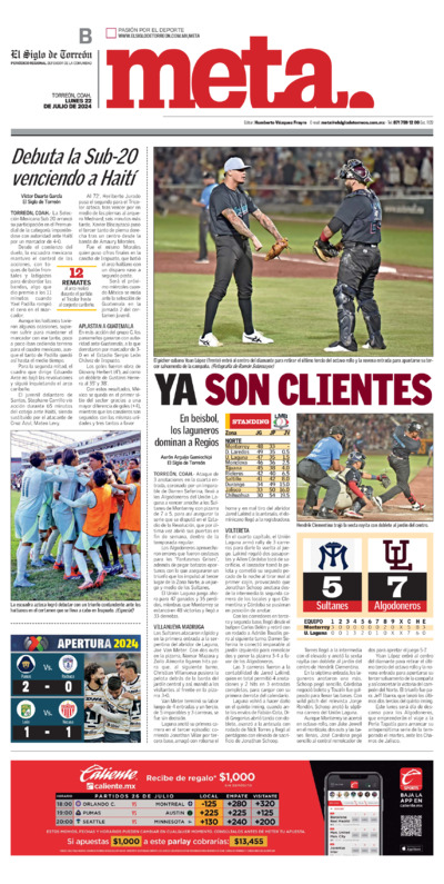 Deportes / Meta página 1
