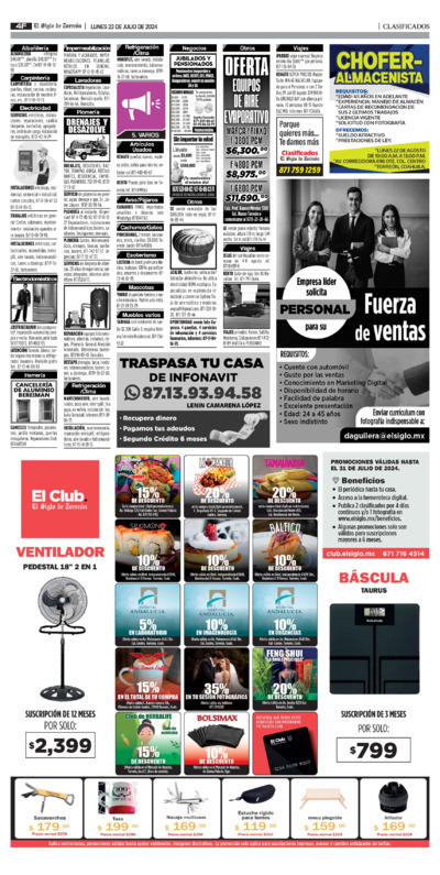 Clasificados página 2
