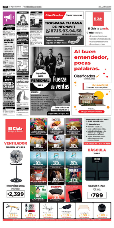 Clasificados página 2